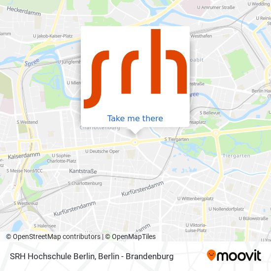 SRH Hochschule Berlin map