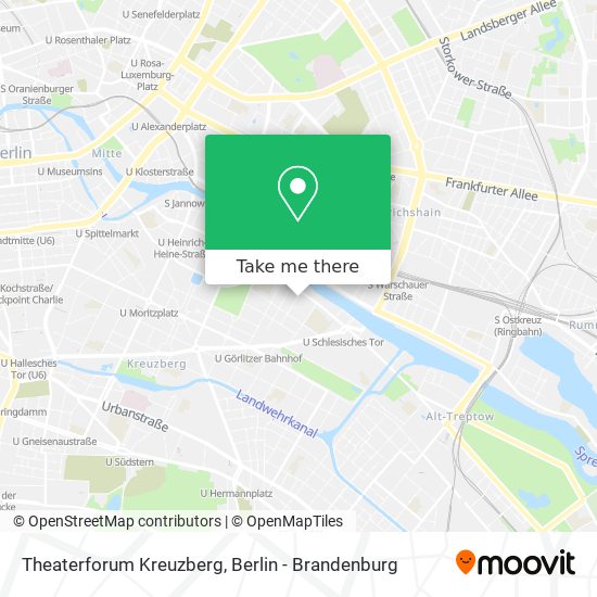 Theaterforum Kreuzberg map