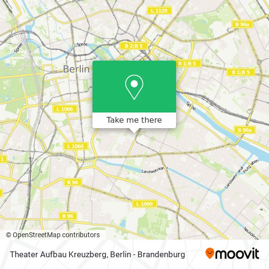 Карта Theater Aufbau Kreuzberg