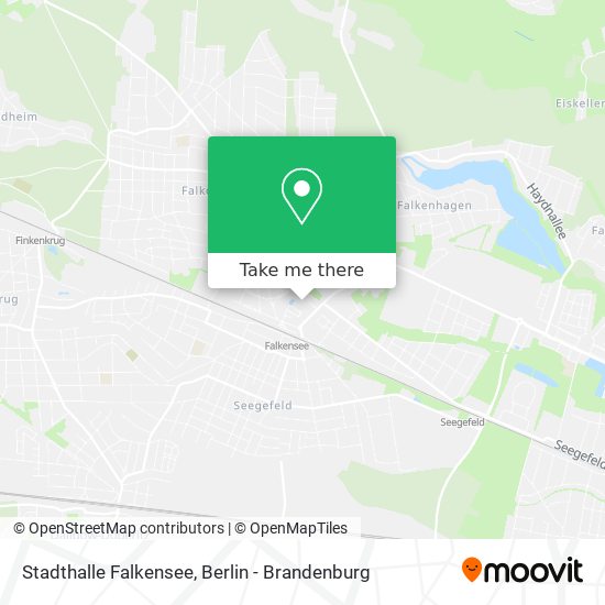 Stadthalle Falkensee map