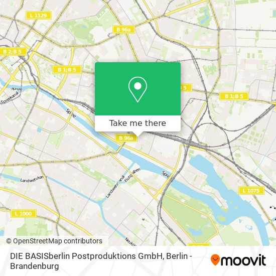 Карта DIE BASISberlin Postproduktions GmbH