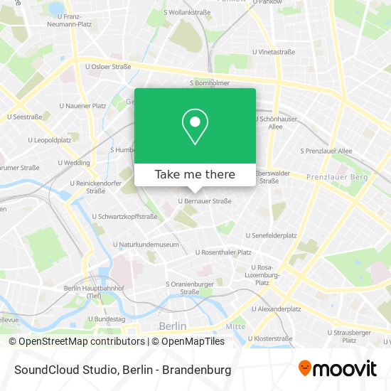 SoundCloud Studio map