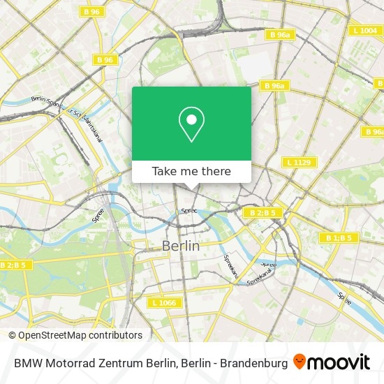 BMW Motorrad Zentrum Berlin map