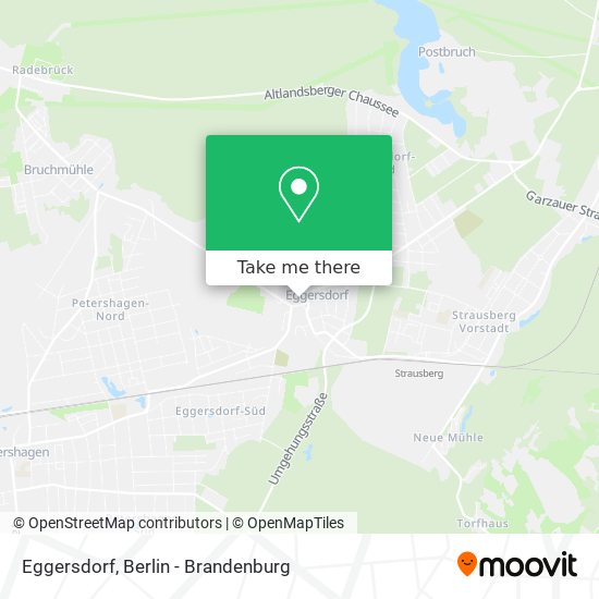 Eggersdorf map