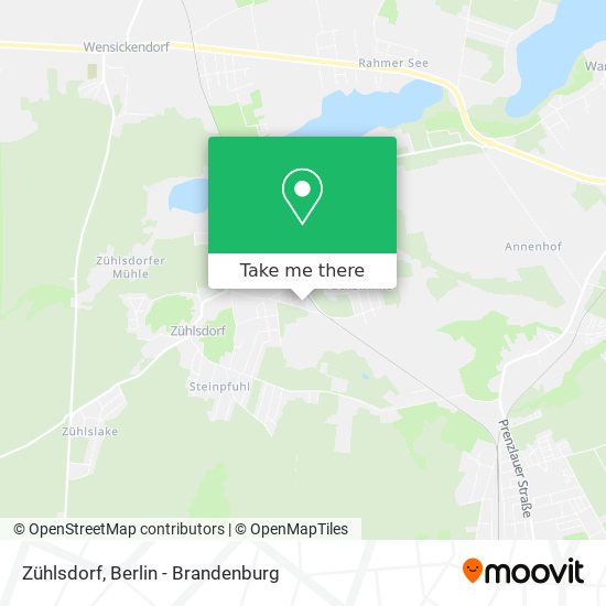 Zühlsdorf map