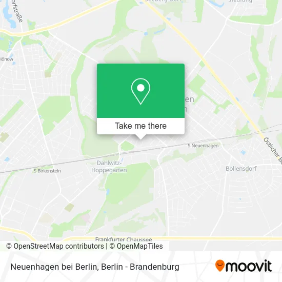 Neuenhagen bei Berlin map