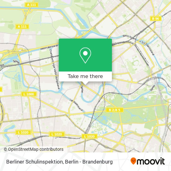 Карта Berliner Schulinspektion