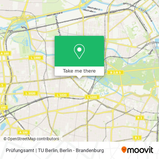 Prüfungsamt | TU Berlin map