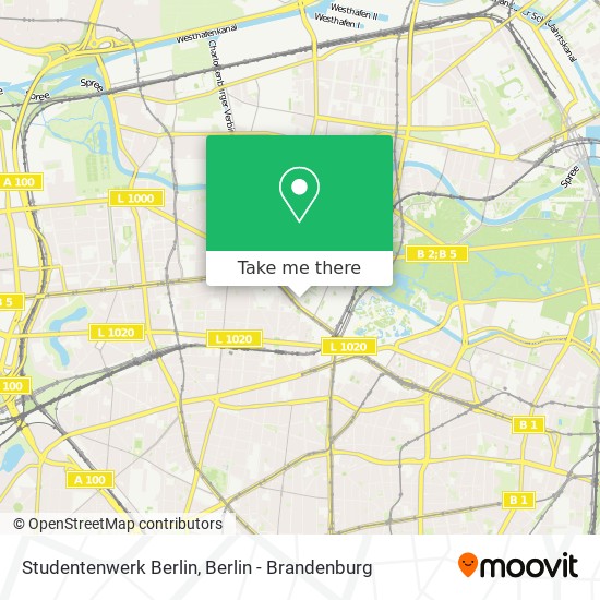 Карта Studentenwerk Berlin