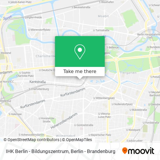 Карта IHK Berlin - Bildungszentrum