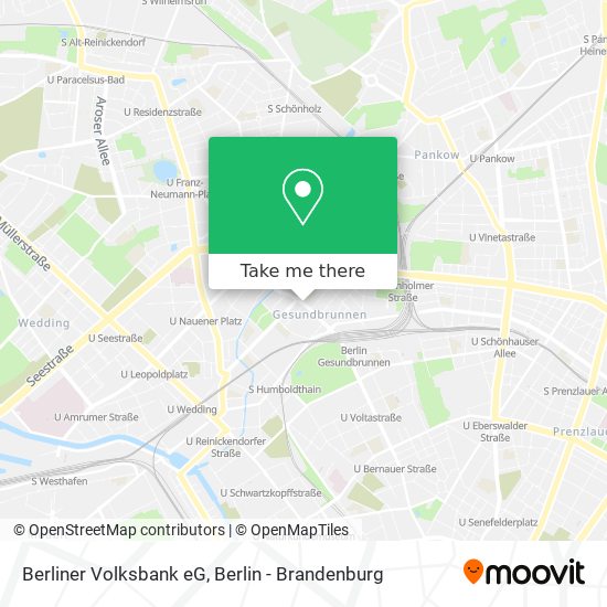 Berliner Volksbank eG map
