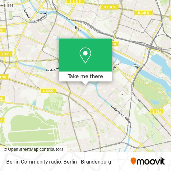 Berlin Community radio map