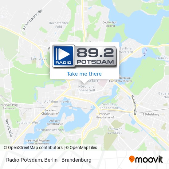 Карта Radio Potsdam