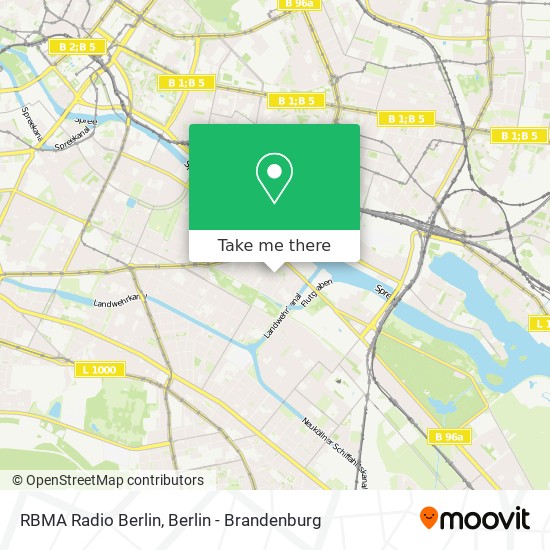 RBMA Radio Berlin map