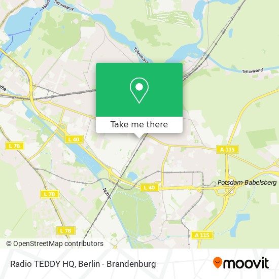 Radio TEDDY  HQ map