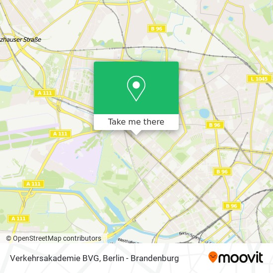 Verkehrsakademie BVG map