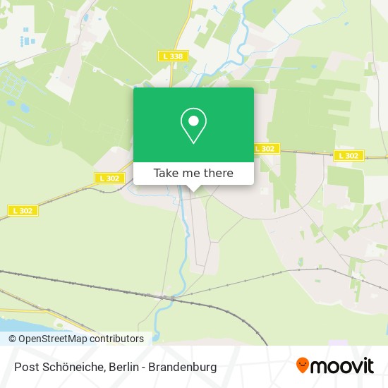 Post Schöneiche map