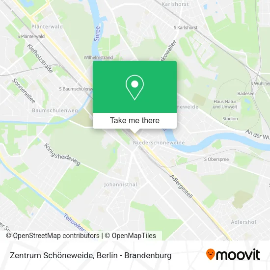 Zentrum Schöneweide map