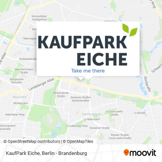 Карта KaufPark Eiche