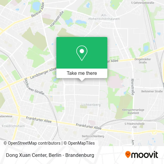 Dong Xuan Center map