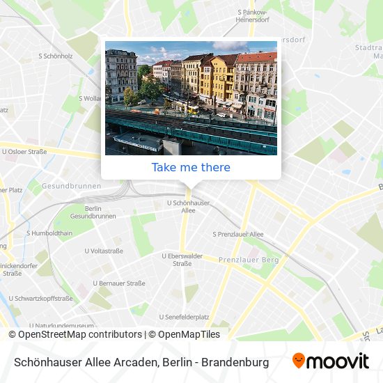 Schönhauser Allee Arcaden map