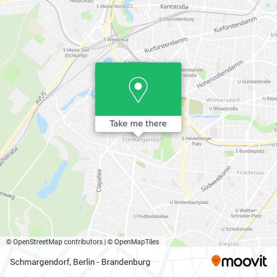 Schmargendorf map