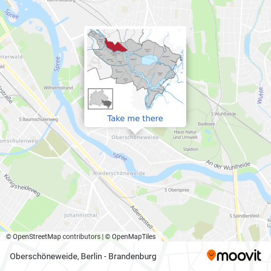 Oberschöneweide map