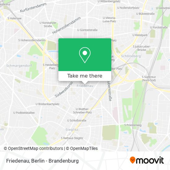 Friedenau map