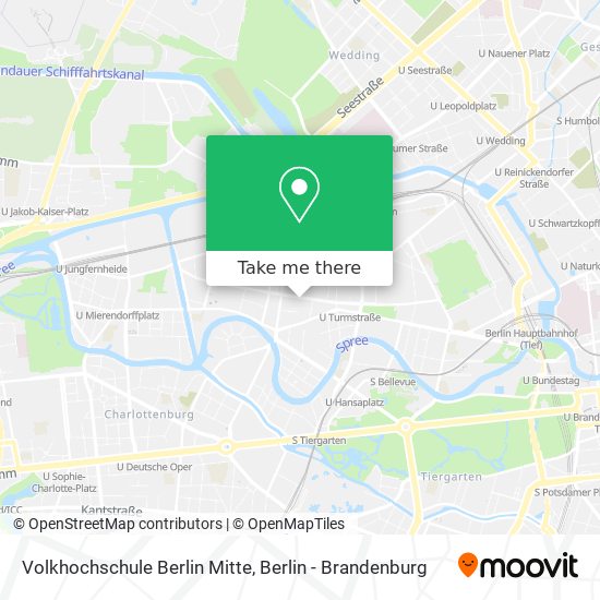 Volkhochschule Berlin Mitte map