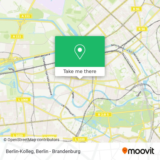Berlin-Kolleg map