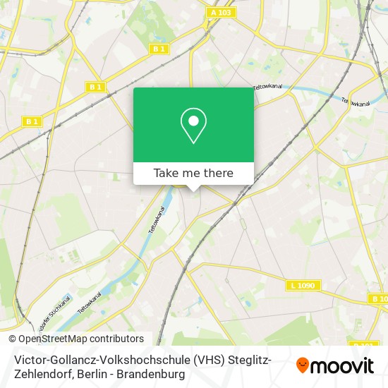 Victor-Gollancz-Volkshochschule (VHS) Steglitz-Zehlendorf map