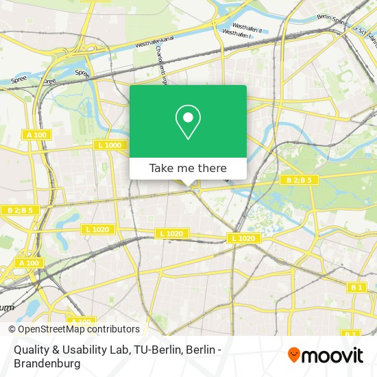 Quality & Usability Lab, TU-Berlin map