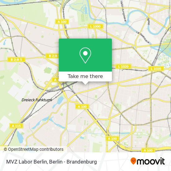 MVZ Labor Berlin map