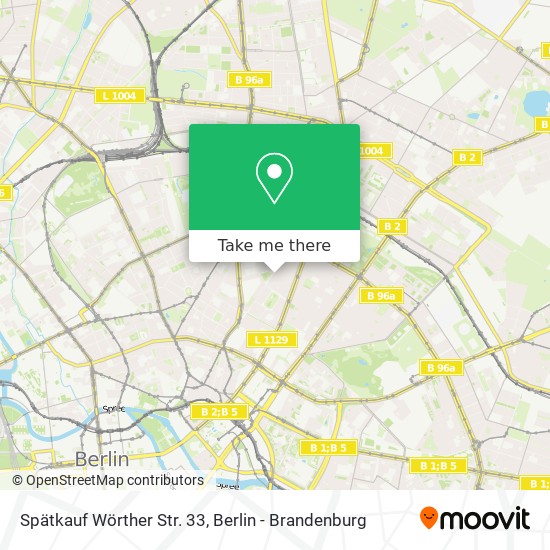 Spätkauf Wörther Str. 33 map