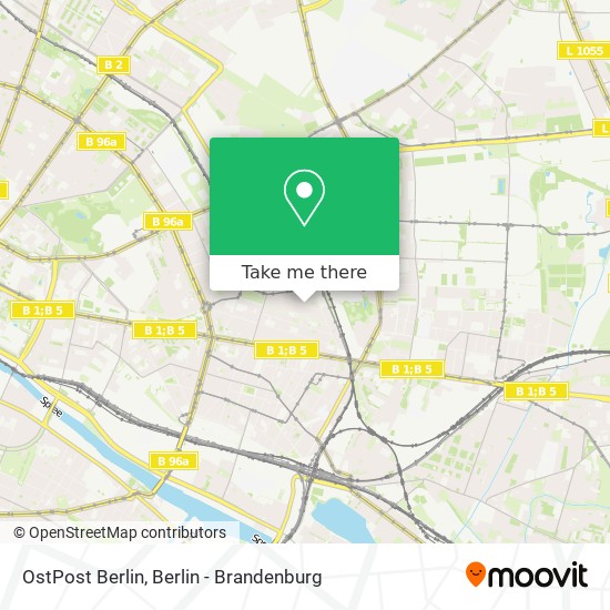Карта OstPost Berlin