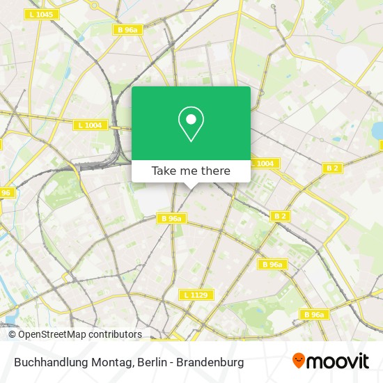 Карта Buchhandlung Montag