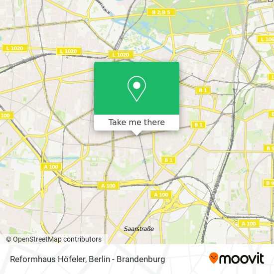 Reformhaus Höfeler map