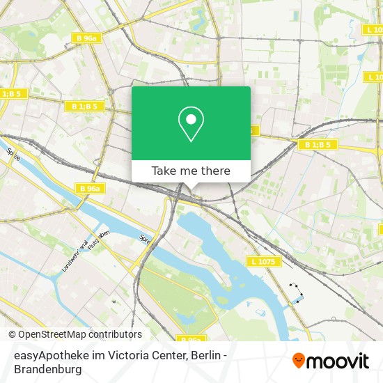 easyApotheke im Victoria Center map