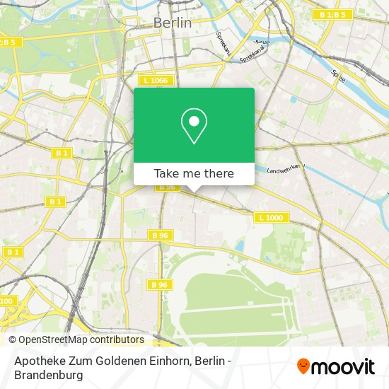 Apotheke Zum Goldenen Einhorn map