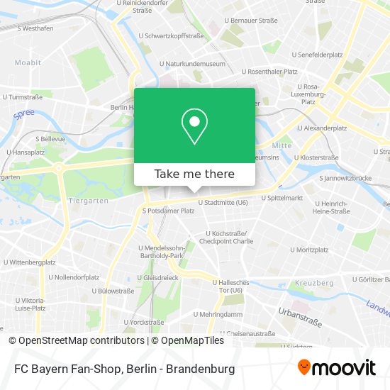 Карта FC Bayern Fan-Shop