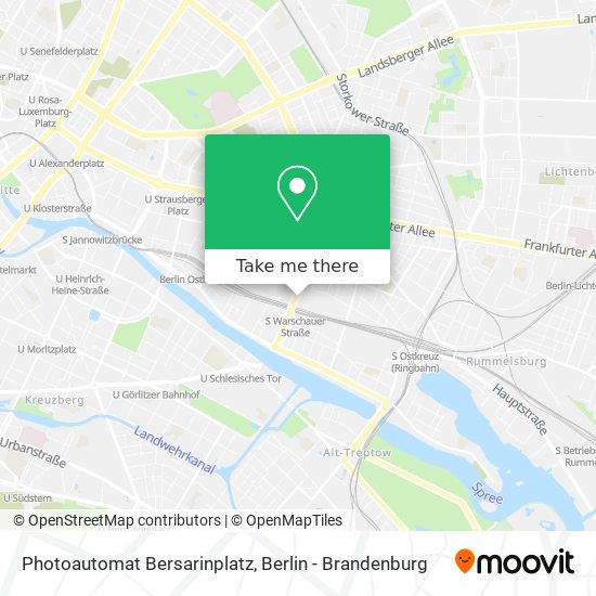 Photoautomat Bersarinplatz map