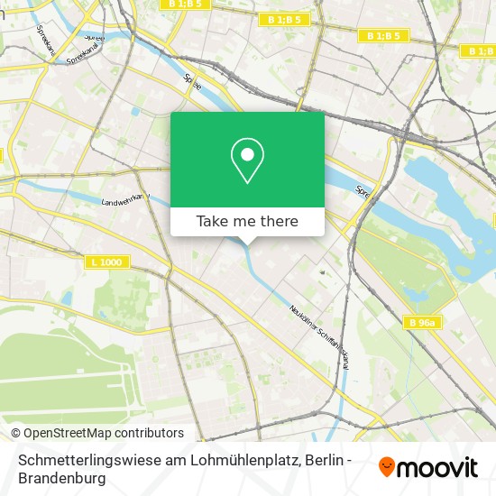 Schmetterlingswiese am Lohmühlenplatz map