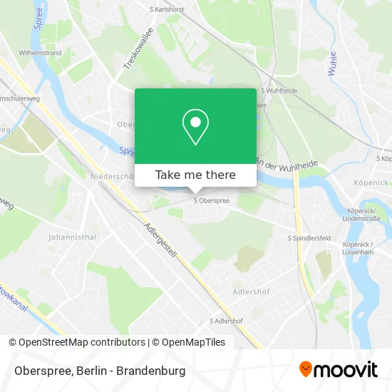 Oberspree map