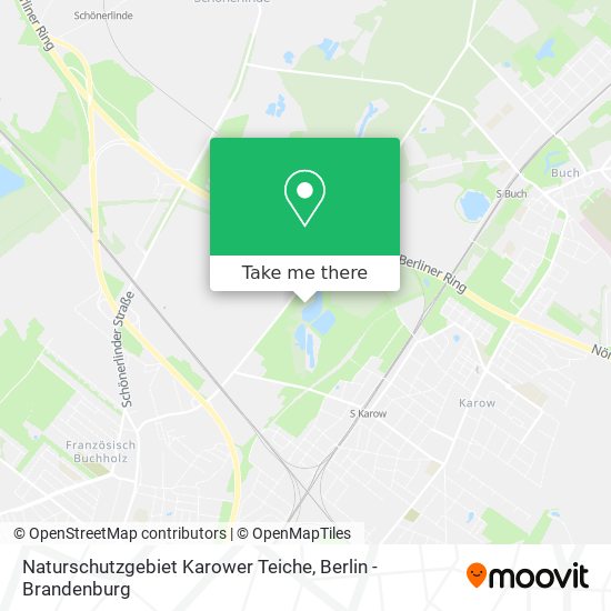 Naturschutzgebiet Karower Teiche map