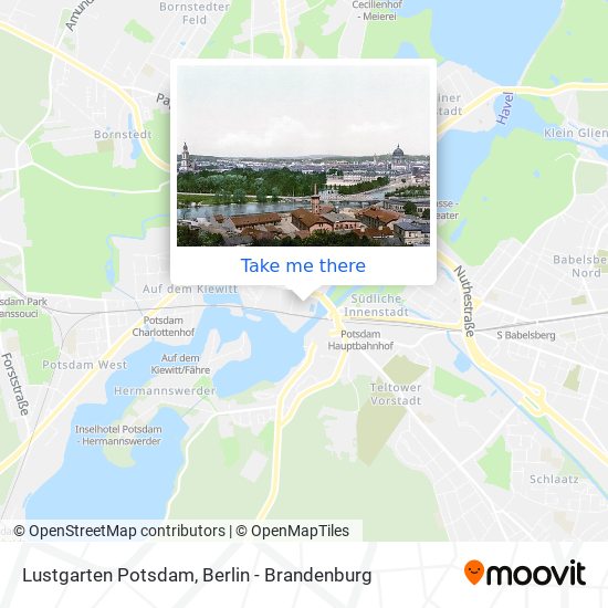 Карта Lustgarten Potsdam