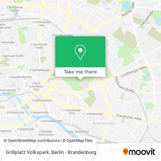 Grillplatz Volkspark map