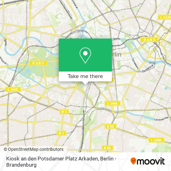 Kiosk an den Potsdamer Platz Arkaden map