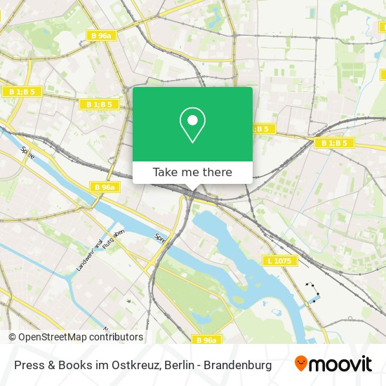 Карта Press & Books im Ostkreuz