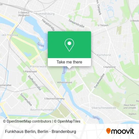 Карта Funkhaus Berlin