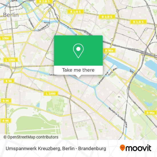 Карта Umspannwerk Kreuzberg